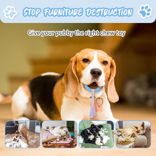 Thumbnail 4 de Ailvor Kauspielzeug Hund 5er Set Welpen