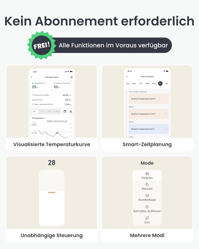 Thumbnail 6 de SwitchBot Smart Heizkörperthermostat 10 Monate 🏠