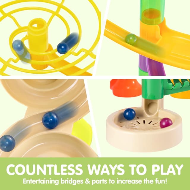 Thumbnail 5 de JOYIN Murmelbahn 236 teilig Kugelbahn Lernspielzeug
