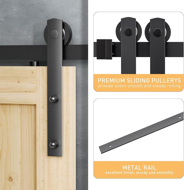 Detalle 1 de Schiebetür Komplettset für 200 cm System