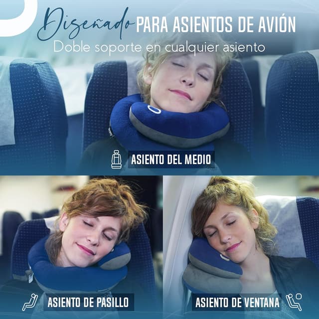 Detalle 2 de BCOZZY Almohada cuello para viajes Large