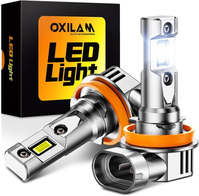 Detalle de OXILAM New H11 LED Bulb 44000LM ultrabrightness 🔦