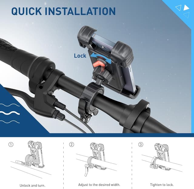 Thumbnail 6 de Hiboy Bike Phone Holder 360° Rotatable Mount