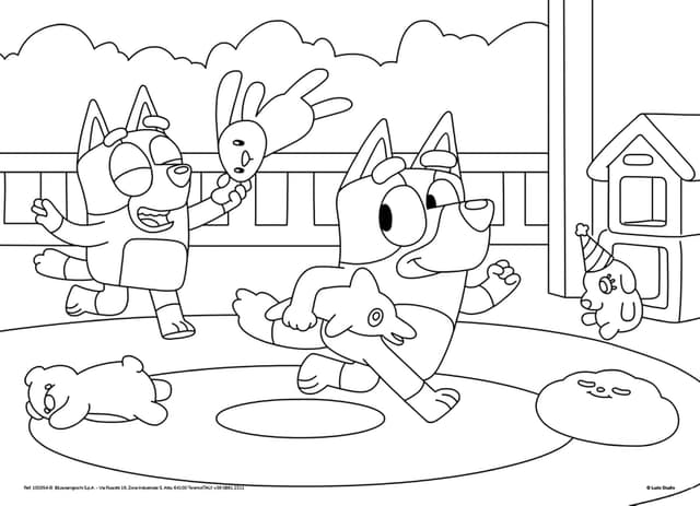 Thumbnail 4 de Lisciani Puzzle Bluey 4 en 1 🧩 Juego Creativo para Niños