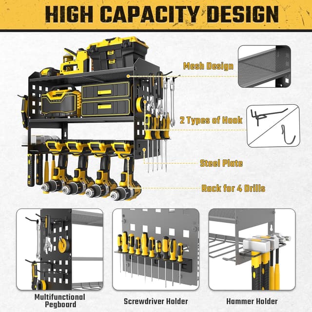 Thumbnail 2 de Yeabett 3 Layer Power Tool Storage