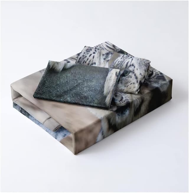 Thumbnail 5 de DXHOME Leopardenmuster Bettwäsche 200x220