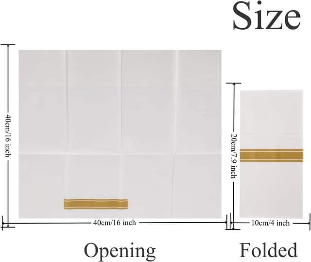 Thumbnail 1 de PHUNAT 50Pcs Linen Feel Napkins