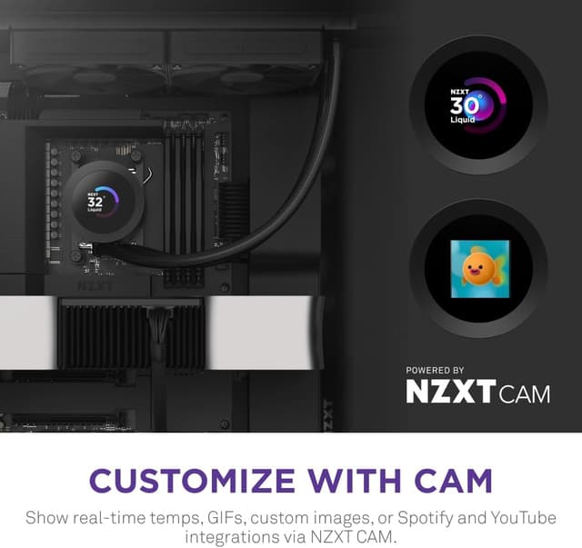 Detalle de NZXT Kraken Plus 240 AIO liquid cooler