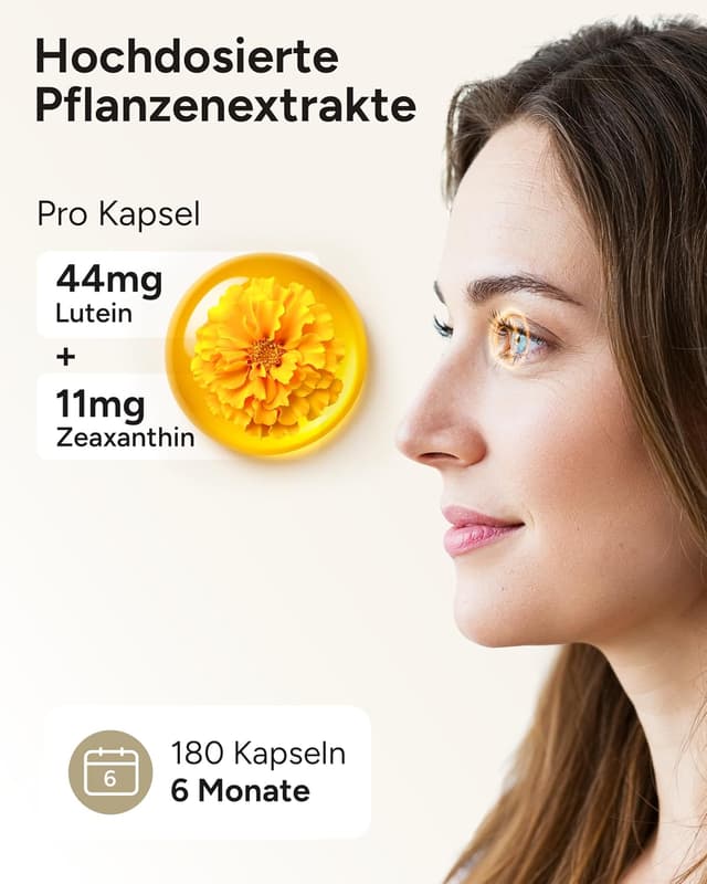 Detalle de Lutein Zeaxanthin Kapseln 44 mg đ