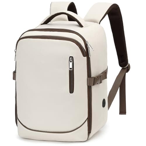 Detalle de Yankony Mochila de viaje de cabina 45x36x20 (30 L) con bolsillo antirrobo, beige