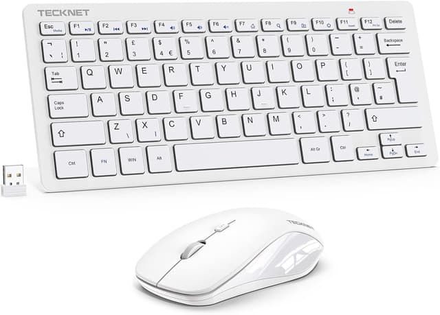 Detalle de TECKNET mini wireless keyboard 2.4G set