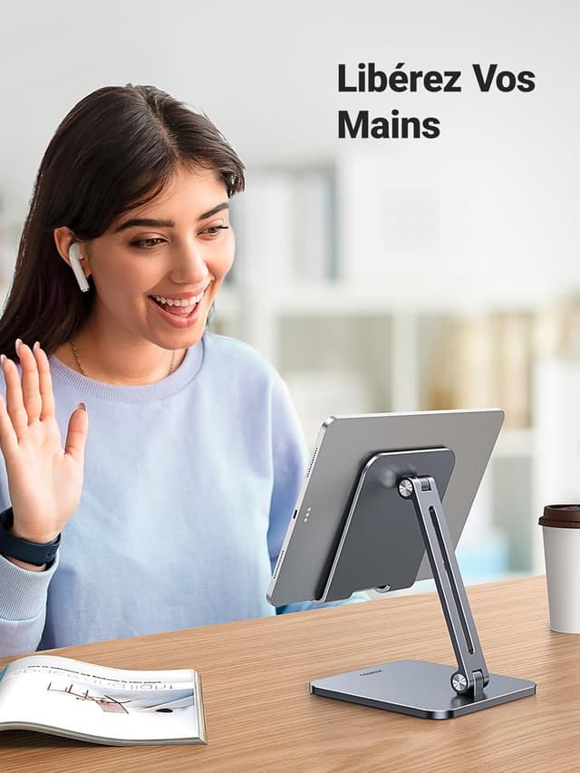 Detalle de UGREEN Support tablette réglable 6 mm