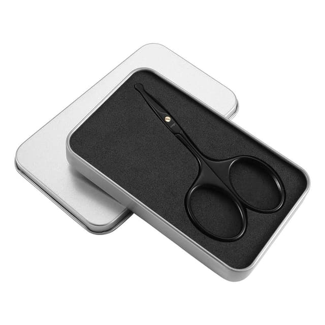 Detalle 2 de LIVINGO 3.75" Premium Nose Hair Scissors with Curved Safety Blades