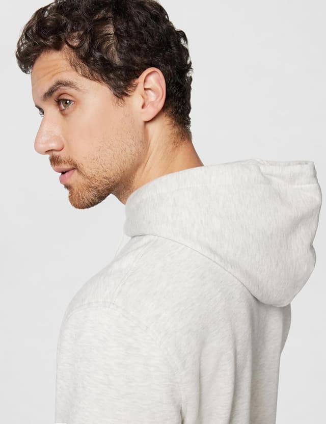 Detalle de Tommy Jeans Uomo felpa Linear Logo con cappuccio