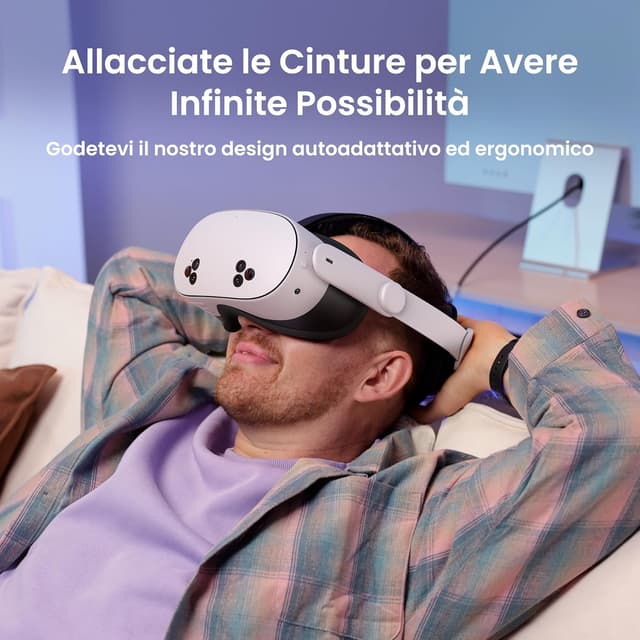 Detalle de KIWI design K4 – Cinturino per la testa comodo per Meta Quest 3 e Quest 3S