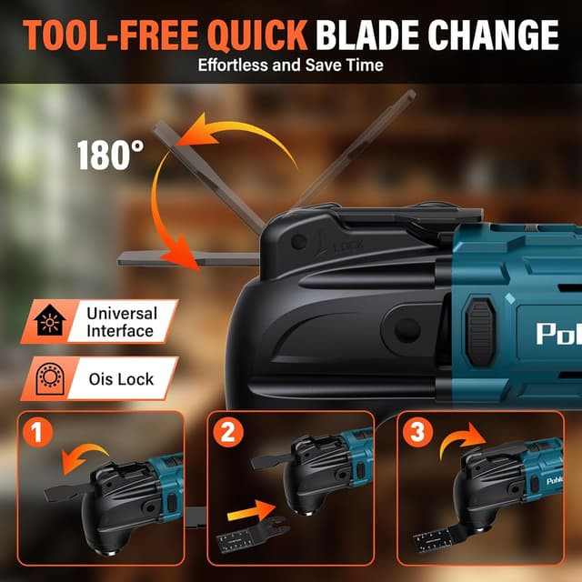 Thumbnail 3 de Oszillationswerkzeug Akku 18V Makita kompatibel