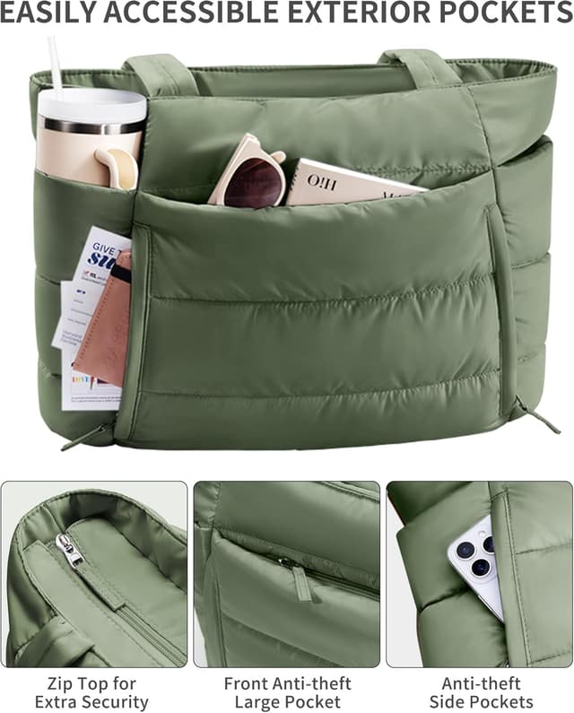 Thumbnail 4 de Puffer Tote Bag for Women ⌛