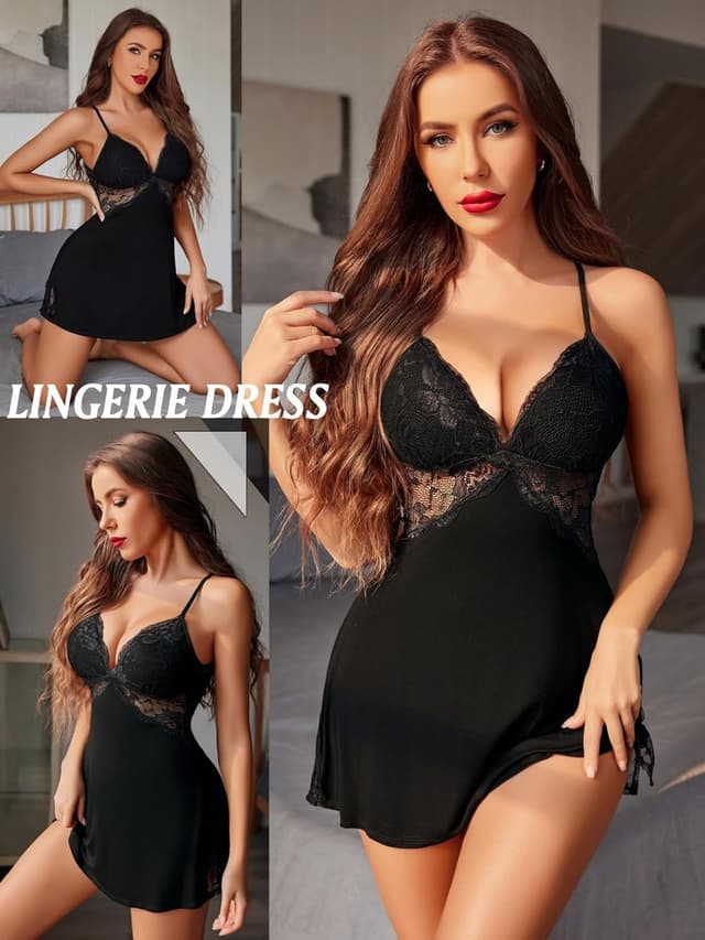 Thumbnail 2 de Avidlove Lingerie Babydoll in pizzo S
