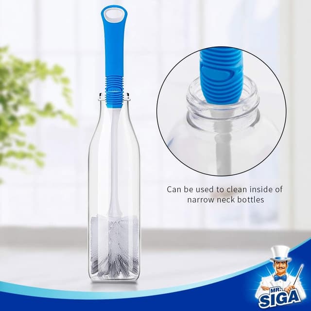Thumbnail 3 de MR.SIGA Long Handle Bottle Brush 5.5 cm Head