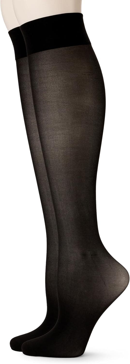 Detalle de Amazon Essentials Damen durchsichtige, kniehohe Strümpfe