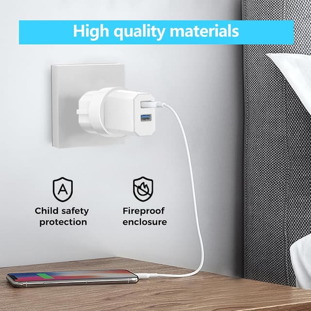 Detalle de 3er Set Reiseadapter Schweiz auf Deutschland/Frankreich (Typ J zu Schuko, EU) – für Steckdosenadapter, weiß