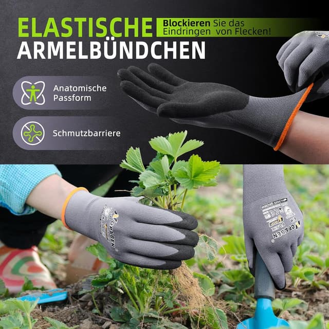 Thumbnail 3 de Nopaben 6Paar Arbeitshandschuhe Größe 10