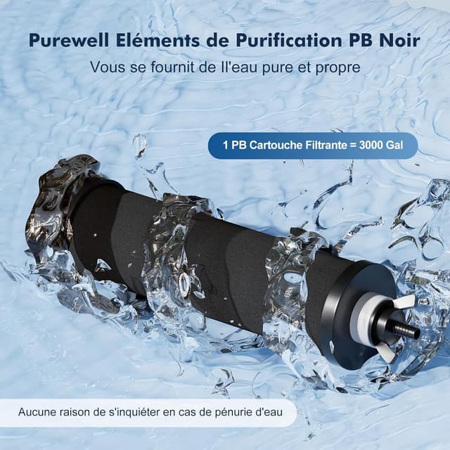 Detalle de Purewell PB Filtres de rechange 3 000 gal