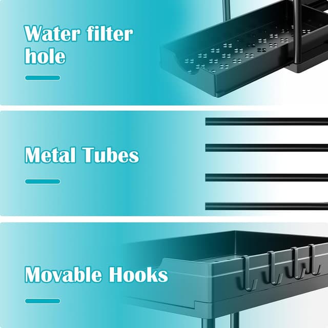 Thumbnail 3 de ARSTPEOE Organizer sottolavello cucina 2 livelli, 1 pezzo