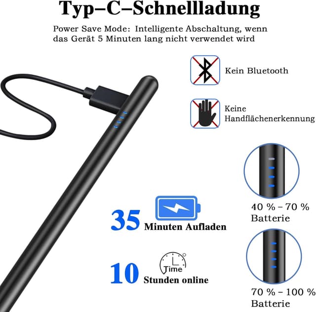 Detalle de Luntak Tablet Stift for Android Type‑C 10 h