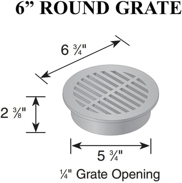 Thumbnail 5 de NDS 40 Grate Cover for 6 in. Drain Pipes 🪠