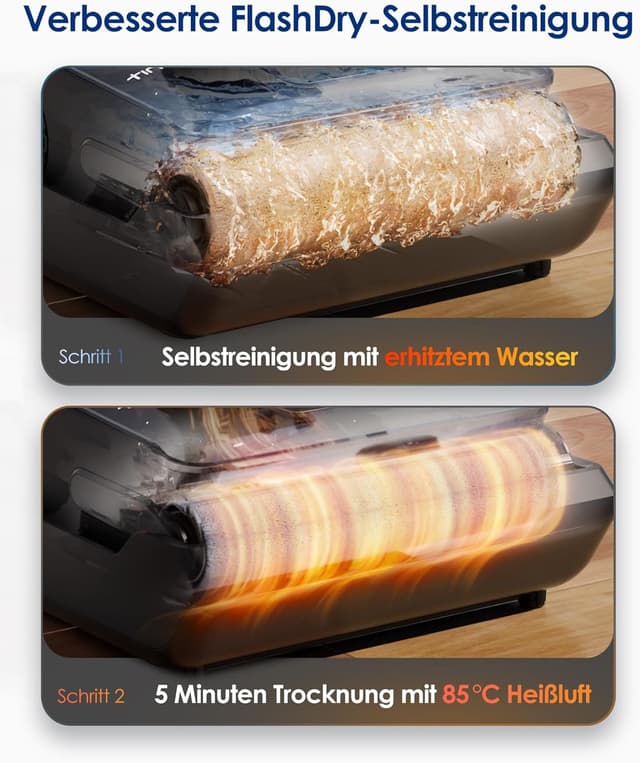 Detalle 2 de Tineco Floor ONE i6 Nass-Trockensauger 40‑Min 🧹