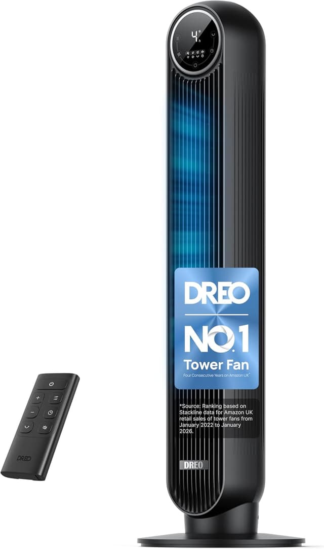 Detalle de Dreo Nomad One 28dB silent tower fan