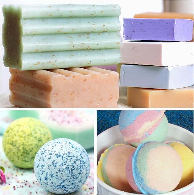 Detalle de Mica Powder pearlescent epoxy pigment set 32