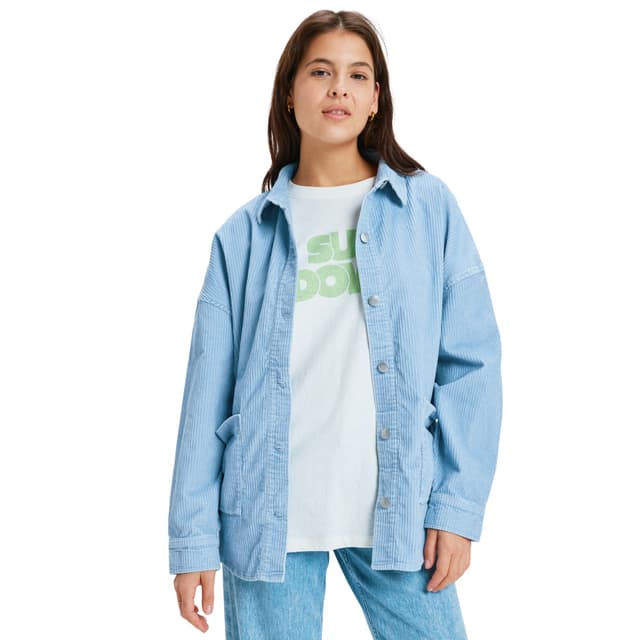 Detalle de Roxy Kick Back Washed Cord, chaqueta mujer