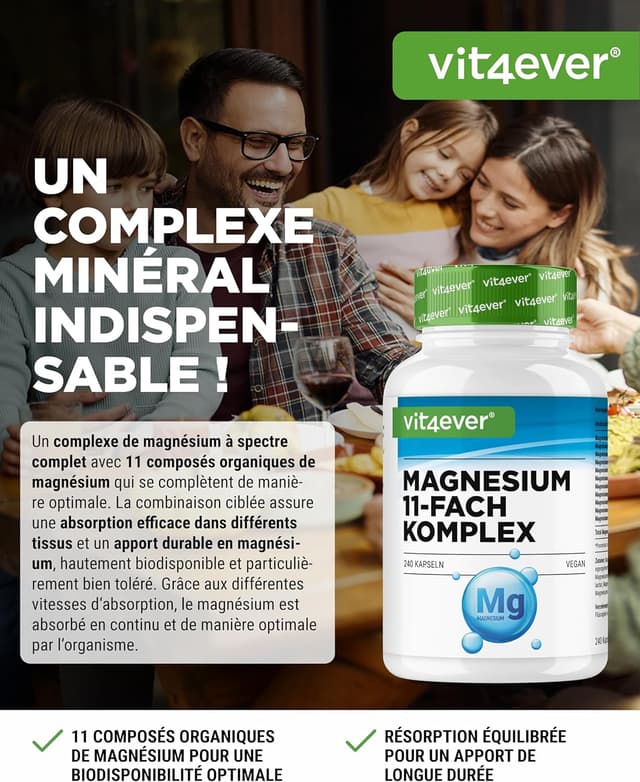 Detalle 2 de Complexe de Magnésium 240 gélules