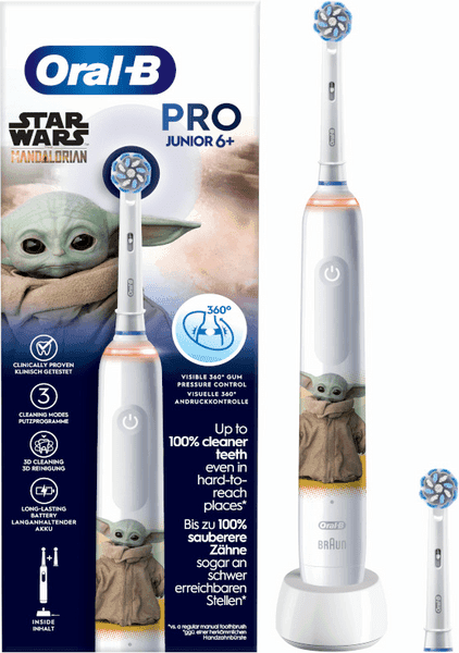 Detalle de Oral-B PRO 3 Junior Star Wars 🪐 Cepillo Eléctrico +6 Años