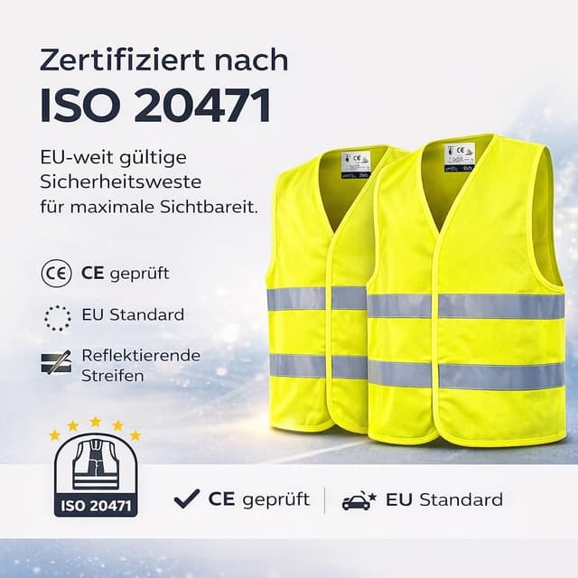 Thumbnail 4 de Gilets de sécurité ISO20471 2026 1 taille 🚨