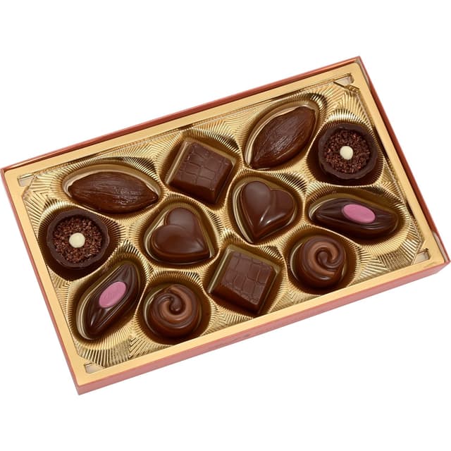 Detalle 2 de Lindt Pralinés Noirs Feinherb Schachtel (12 Pralinen) – 125 g