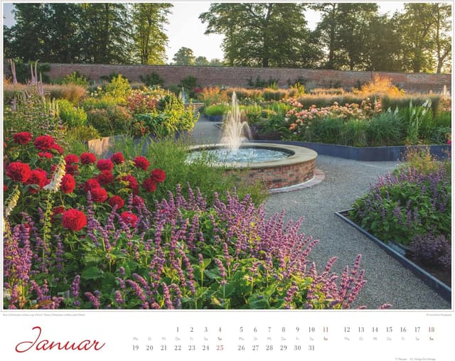 Detalle de Im Rosengarten 2026 Gartenkalender 52 x 43 cm