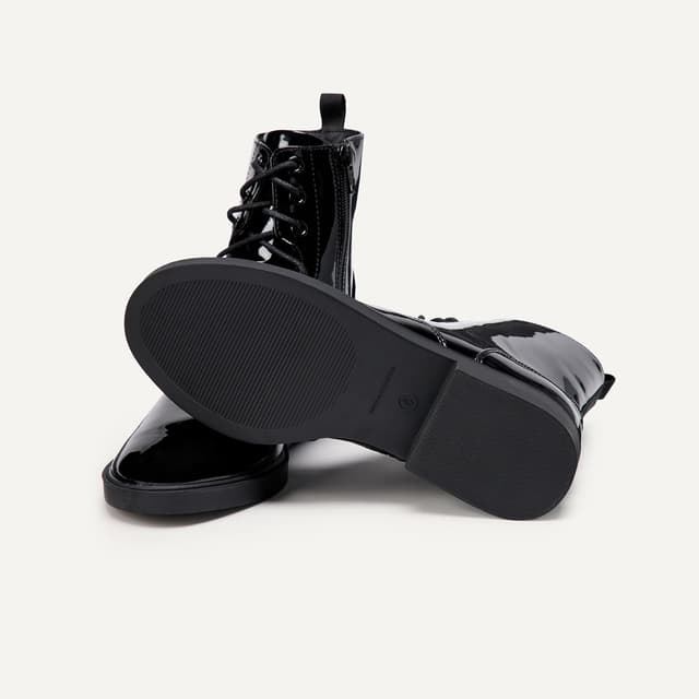 Detalle 2 de Amazon Essentials Mädchen-Kampfstiefel mit Reißverschluss – Komfort für Schule & Alltag