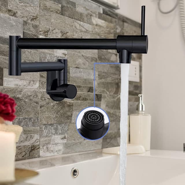 Thumbnail 6 de Kitchen Pot Filler Faucet Lead-Free Brass 2-Handle 🚰