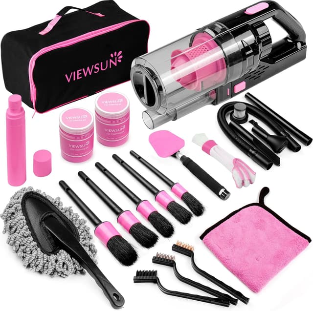 Imagen de Viewsun 17pcs Car Cleaning Kit 7500Pa en OfertitasTOP