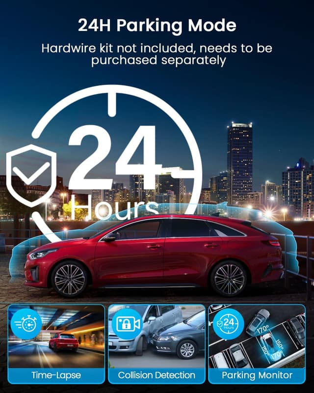 Thumbnail 4 de IIWEY N5 4-Channel Dash Cam ⚙