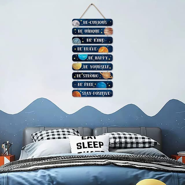 Thumbnail 5 de HPNIUB Space Wood Sign 2"x12"