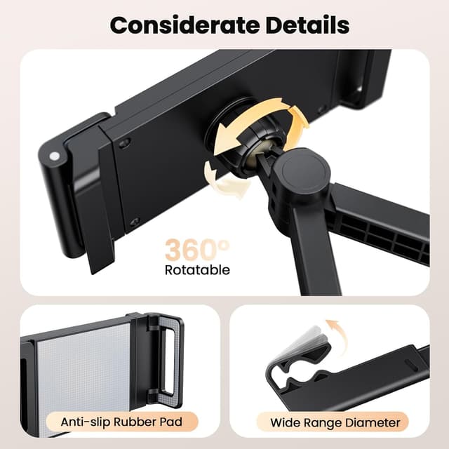 Detalle 2 de NEUTYPECHIC Support tablette voiture extensible 23,5 cm