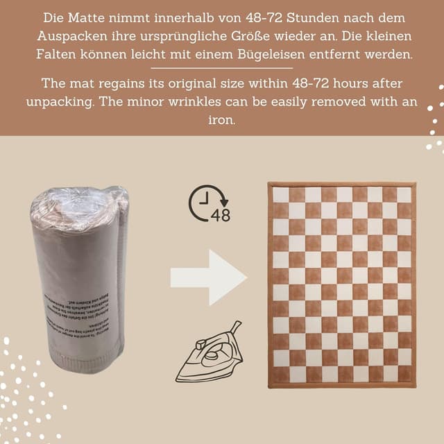 Detalle de Hakuna Matte Wolkenweiche Spielmatte Baby 200x150x2,5 cm – Tatami/Krabbeldecke mit Memory-Schaum