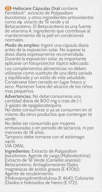 Thumbnail 1 de Heliocare 2x90 Cápsulas fotoinmunoprotector 180 cápsulas