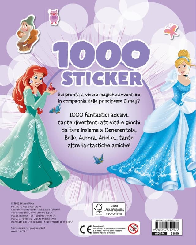 Thumbnail 1 de Disney Libri 1000 sticker Disney Princess