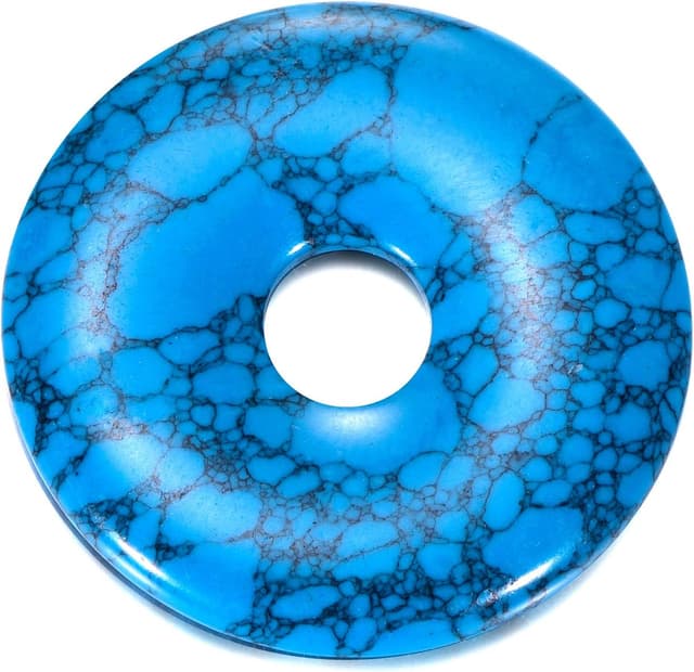 Detalle de Collana Morella donut 80 cm con pendenti