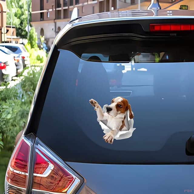 Thumbnail 4 de Autoaufkleber Beagle 25 cm lustig